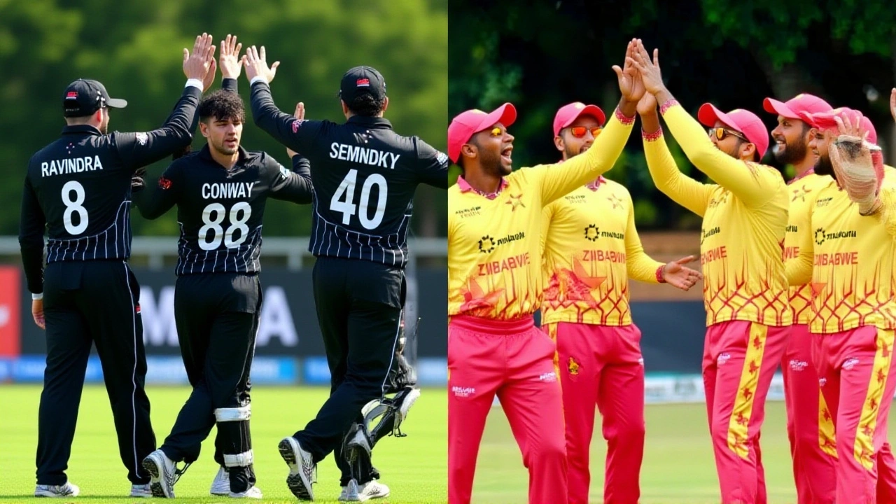 न्यूजीलैंड ने इश सोधी के करियर-बेस्ट 4-12 से जिम्बाब्वे को 60 रन से हराया