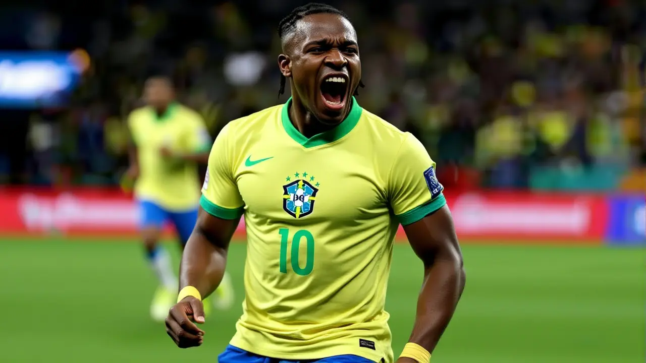 ब्राजील ने विंसियस के गोल से काटा 2026 वर्ल्ड कप का टिकट